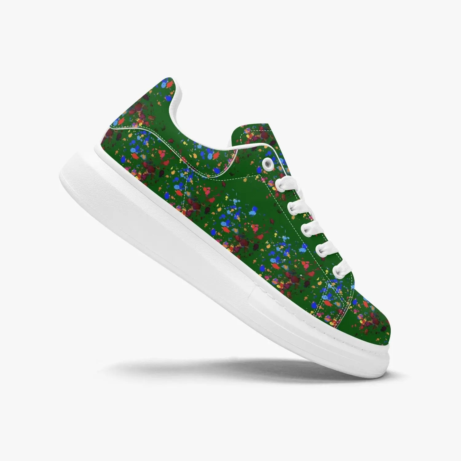 FZ Unisex Leather Oversized Sneakers JetPrint