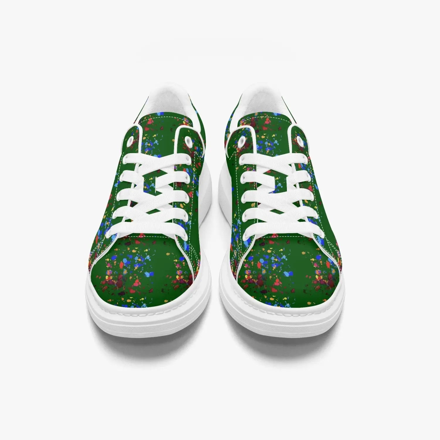 FZ Unisex Leather Oversized Sneakers JetPrint