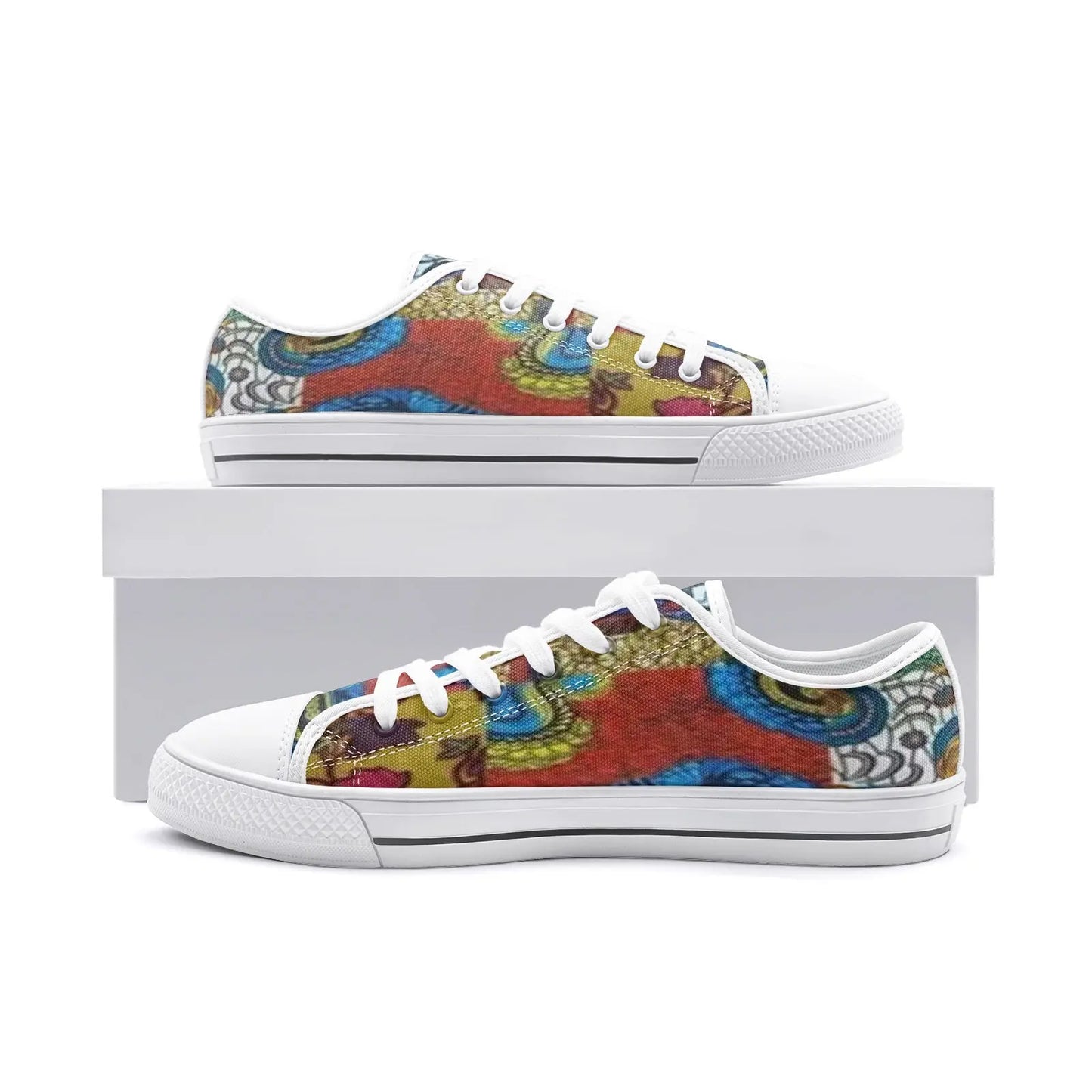 FZ Unisex Low Top Canvas Shoes Printy6