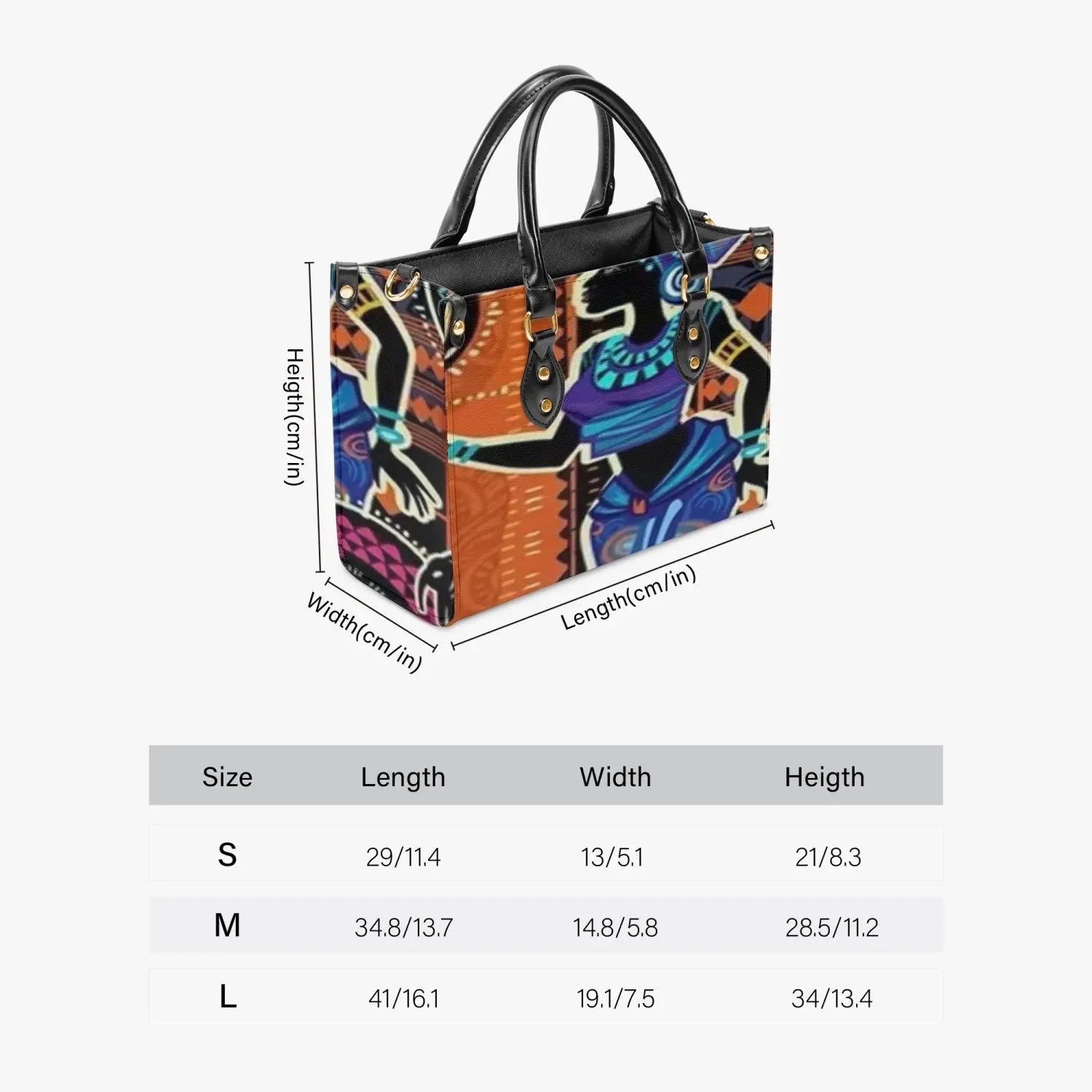 FZ Women's African Print Concise Type Tote Bag FZwear