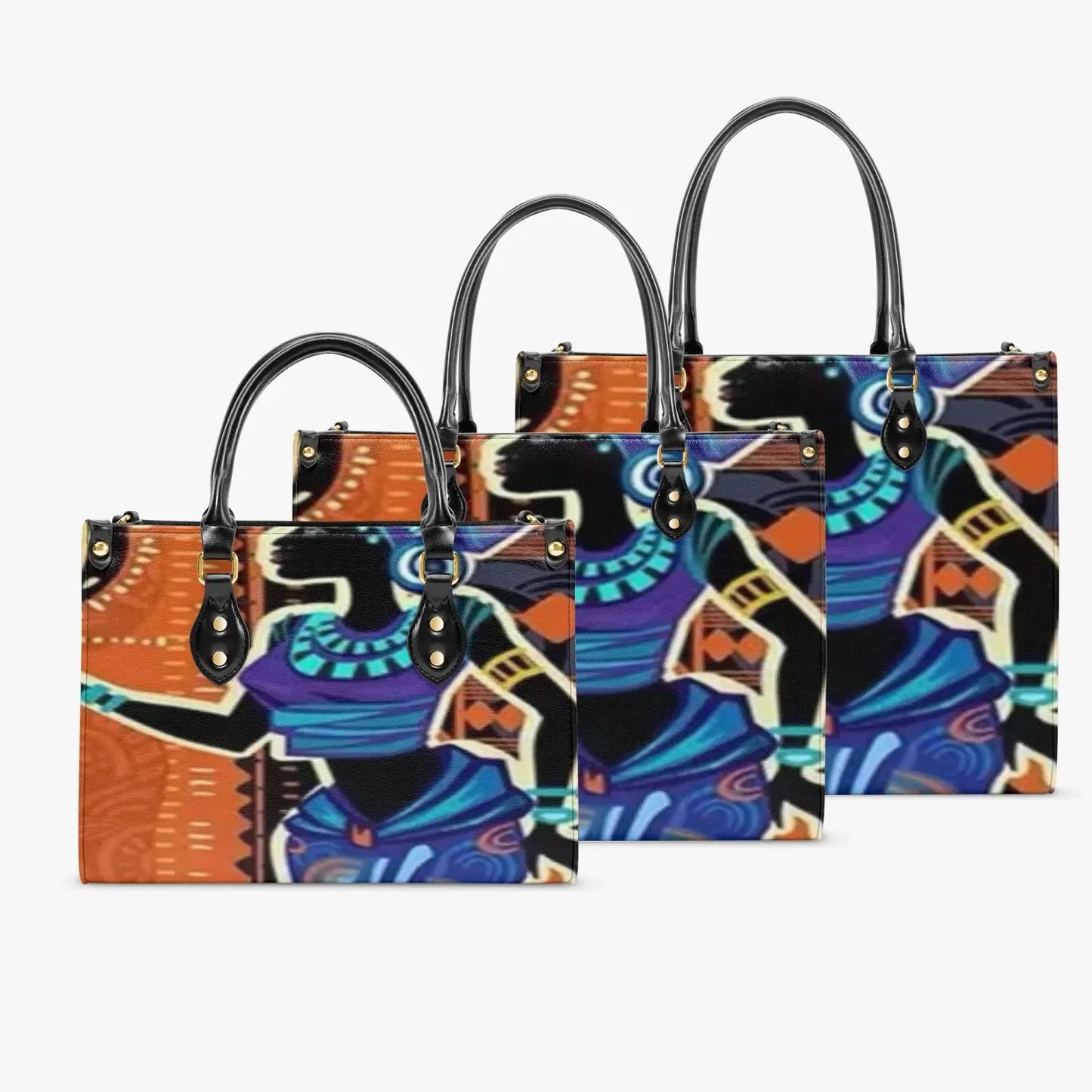 FZ Women's African Print Concise Type Tote Bag FZwear