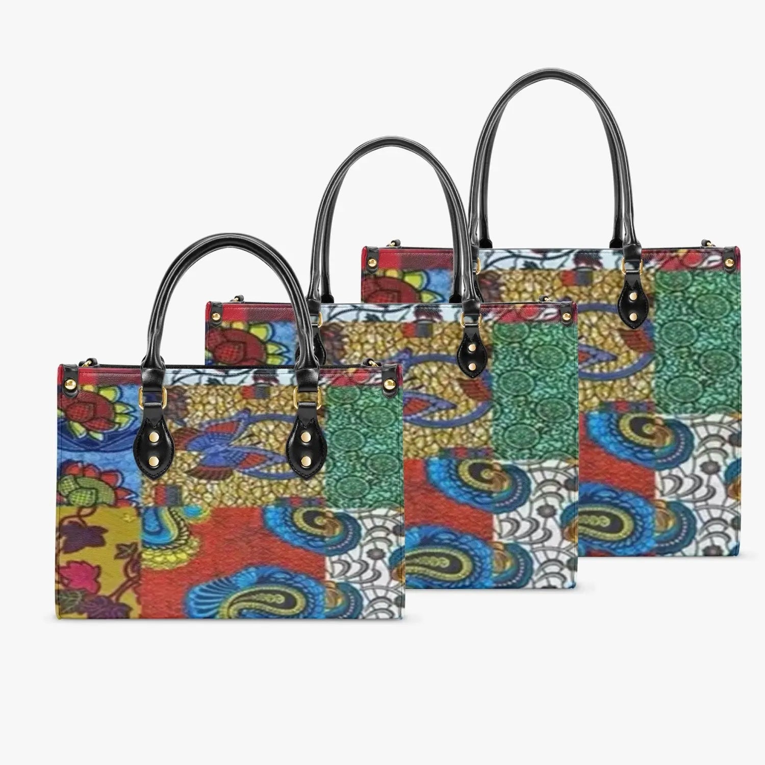 FZ Women's African Print Concise Type Tote Bag FZwear