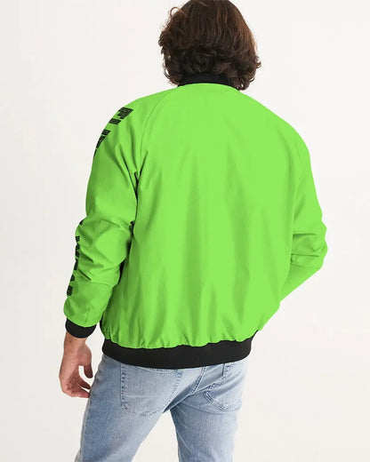 FZwear Lime Men's All-Over Print Bomber Jacket FZwear