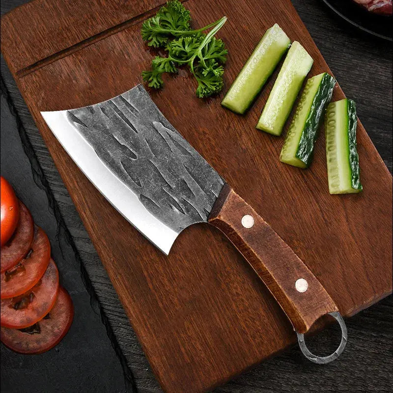 Forged Meat Cleaver Vegetable Slicing Knife Stainless Steel Boning Knife Household Fish Knife Vegetable and Fruit Knives FZwear