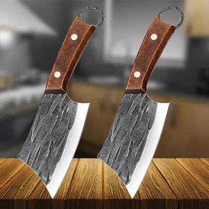 FZ Forged Meat Cleaver Stainless Steel Boning Kitchen Knife - FZwear