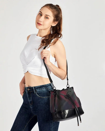 GREY ZONE Mini Drawstring Bucket Bag FZwear