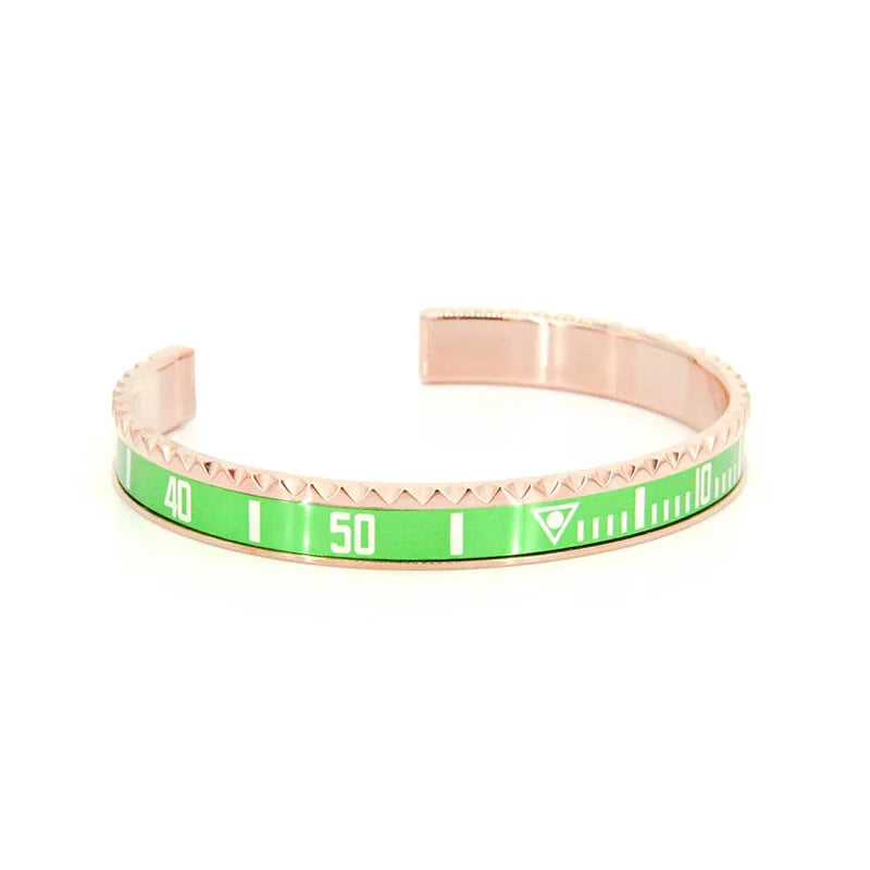 FZ stainless steel 12 colors cuff bracelet - FZwear