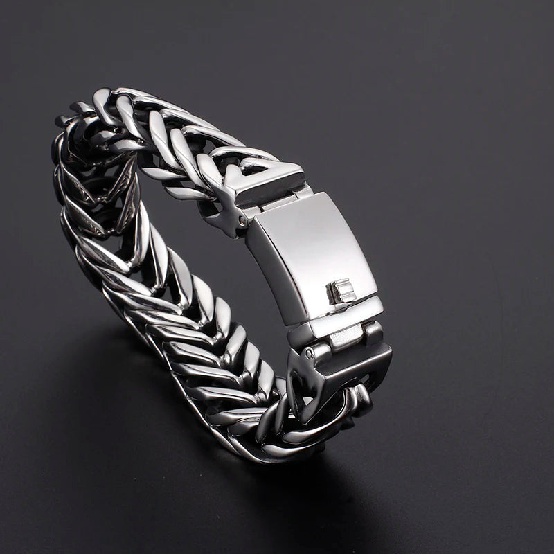 FZ Pulseira Masculina Stainless Steel Bracelet - FZwear