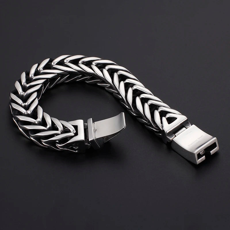 FZ Pulseira Masculina Stainless Steel Bracelet - FZwear