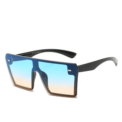 FZ Oversize Square Retro Gradient Big Frame Vintage Sunglasses - FZwear
