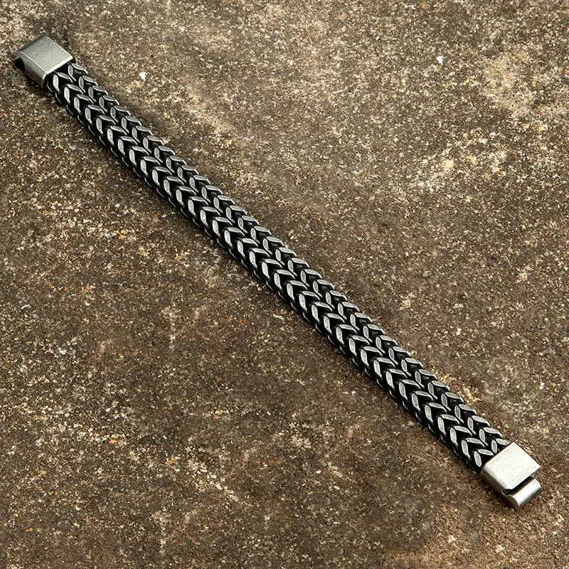 FZ Stainless Steel Magnetic Clasp Vintage Bracelet - FZwear