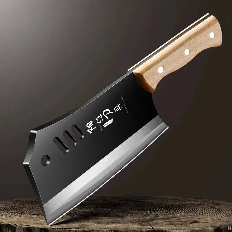 FZ High carbon steel manual forging meat cutting chef specific axe bone chopping knife