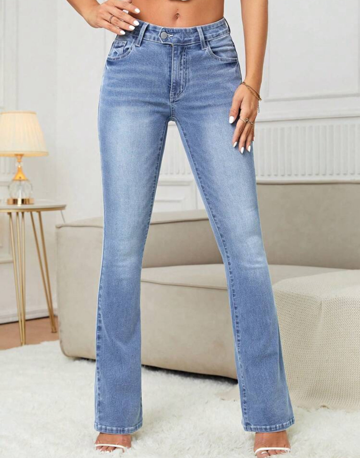 FZ Women's Casual Minimalist Denim Pants