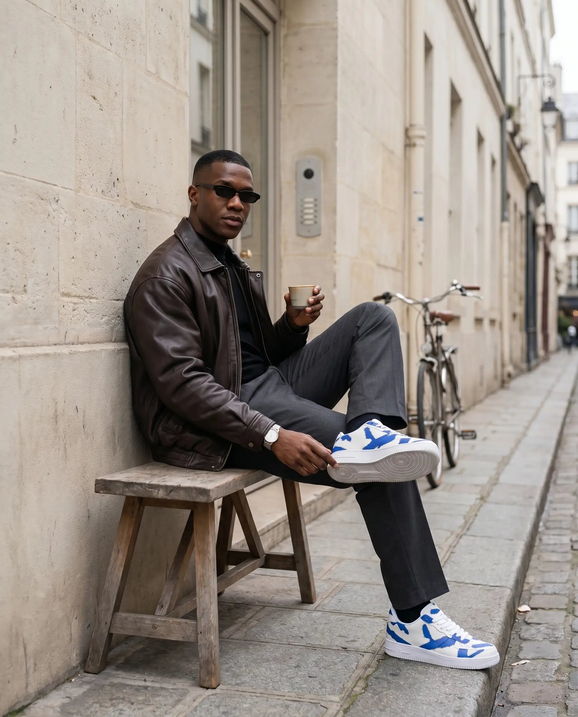 FZ Unisex Low Top Leather Sneakers