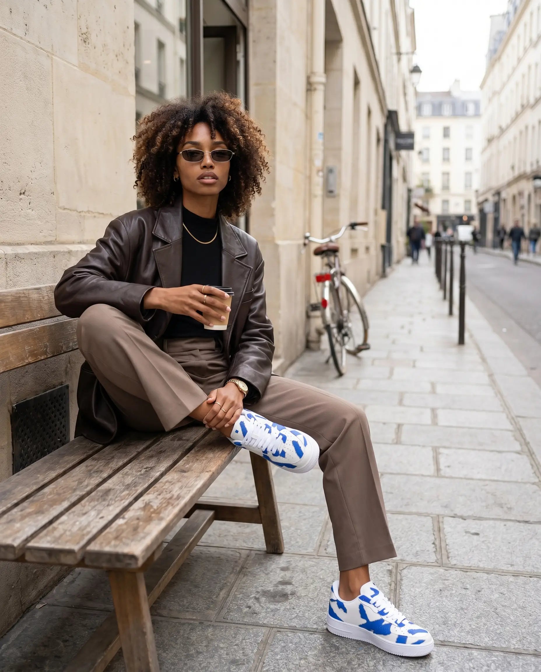 FZ Unisex Low Top Leather Sneakers