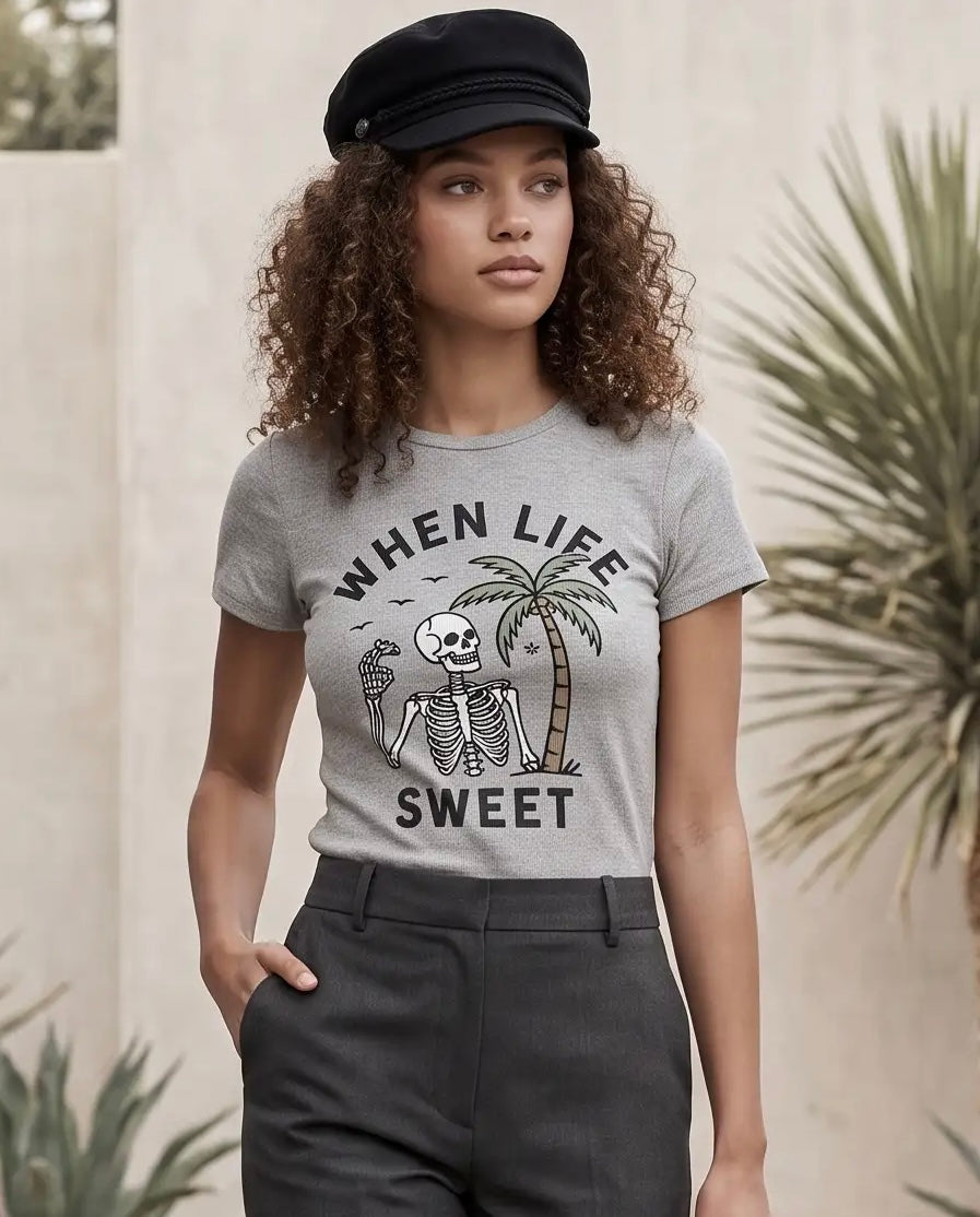 FZ Women's Slim Fit Crewneck Tee