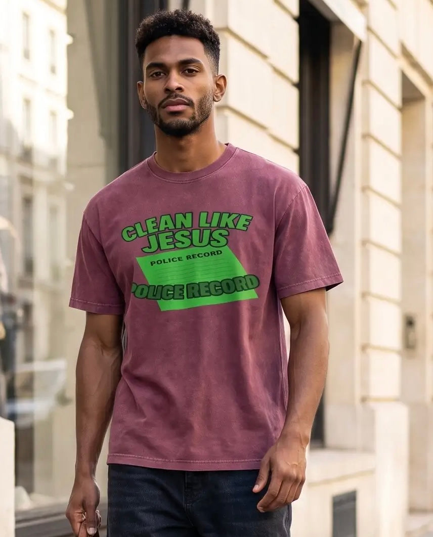 FZ Unisex Acid Wash Oversize Tee