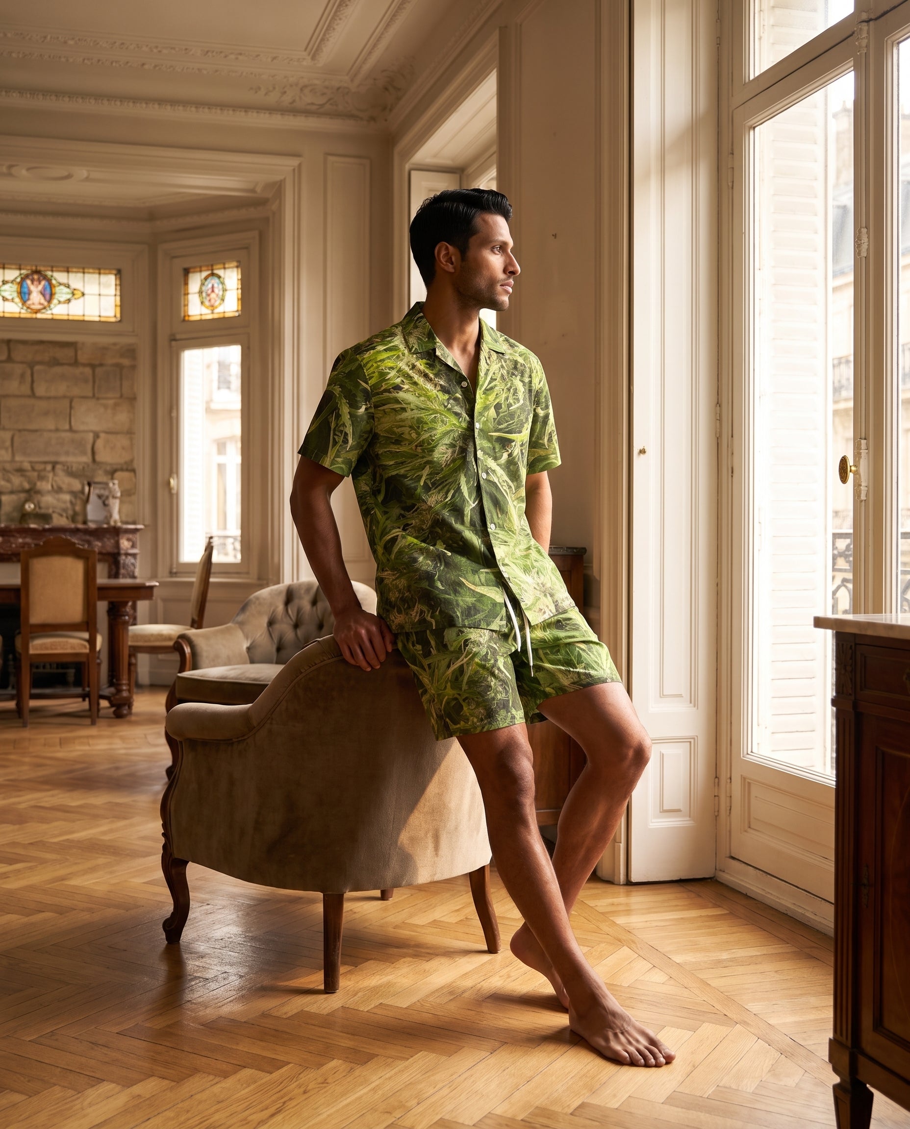 FZ Men's Designer Shorts Suit