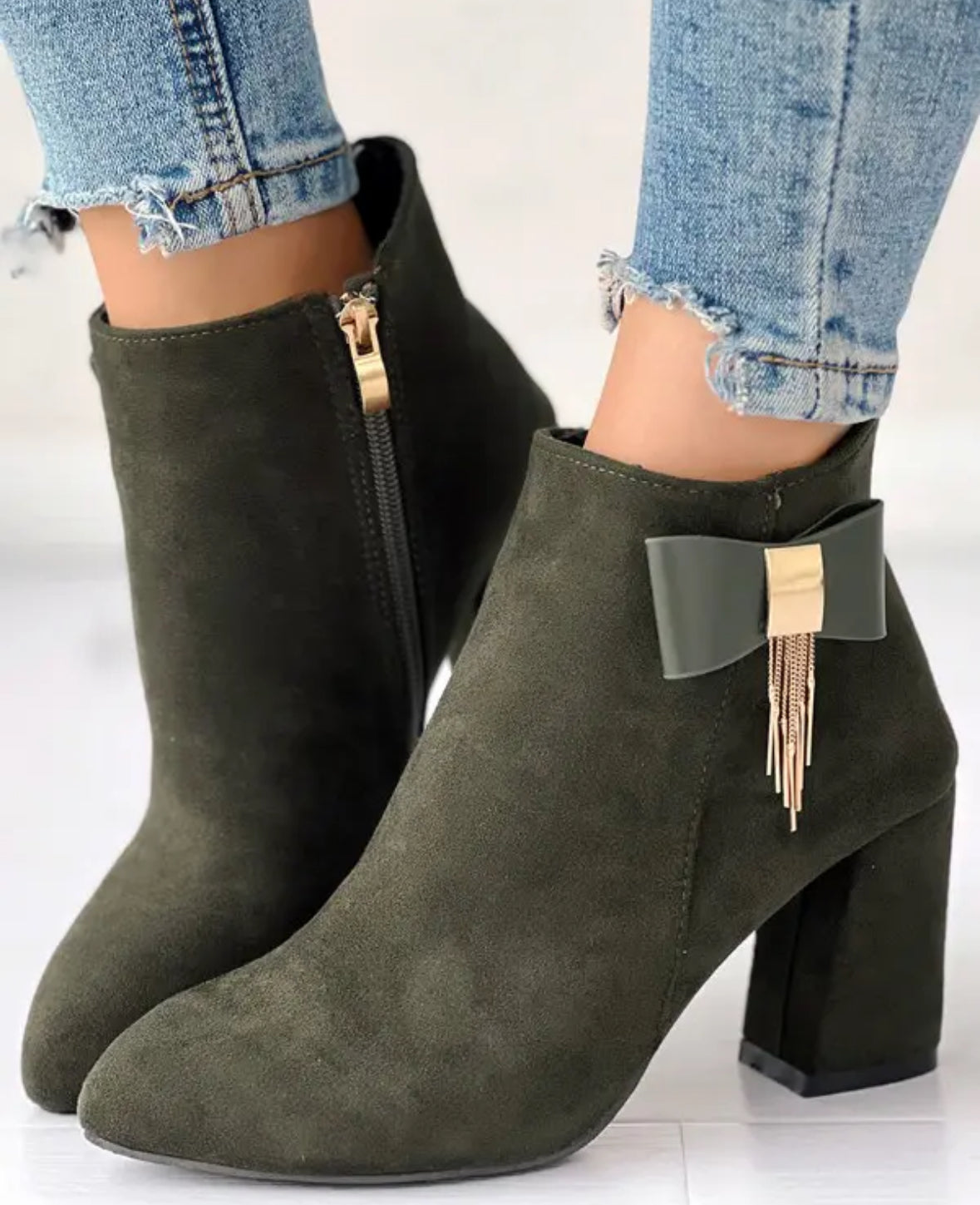 FZ Women's Suede Chunky Boots - FZwear