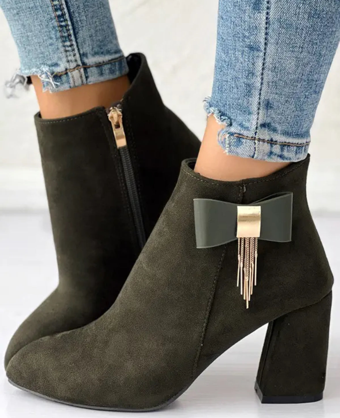 FZ Women's Suede Chunky Boots - FZwear