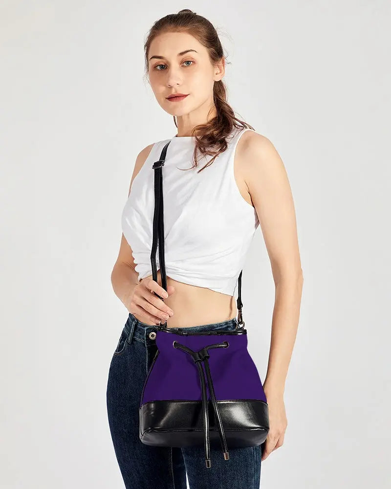 MAUVE Mini Drawstring Bucket Bag FZwear