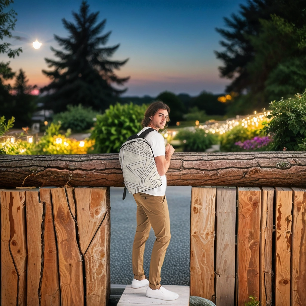 FZ AFRICAN PRINT Large Backpack - FZwear