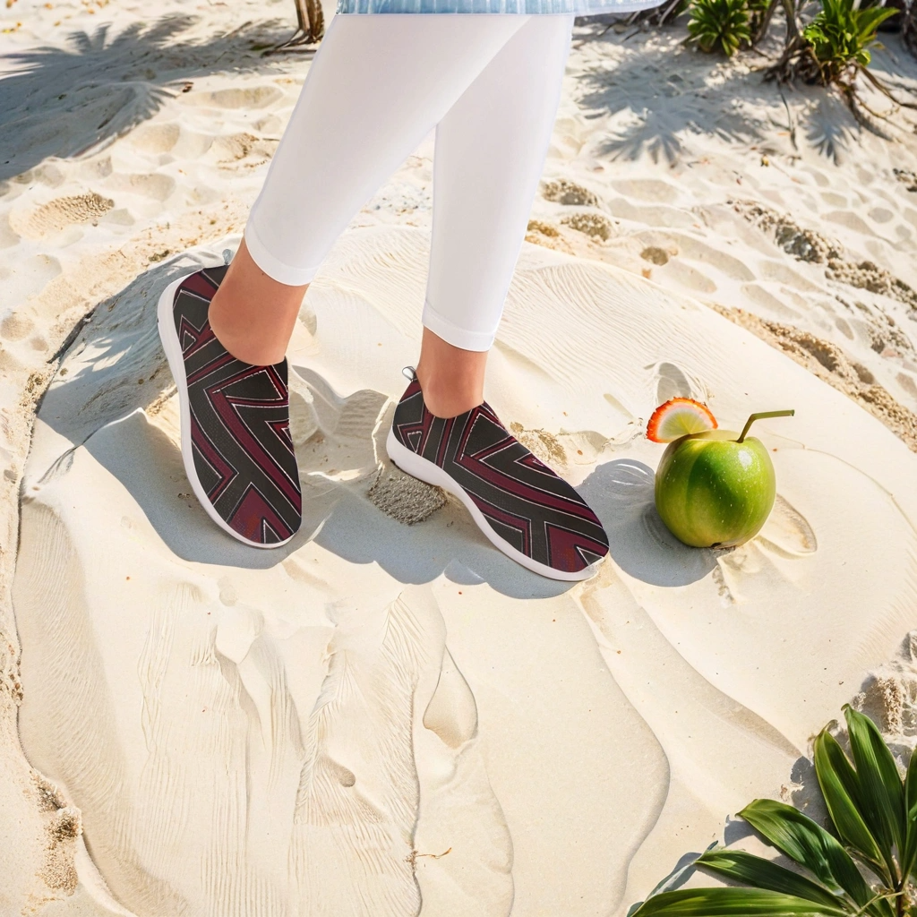 FZ AFRICAN PRINT Women's Slip-On Flyknit Shoe - FZwear