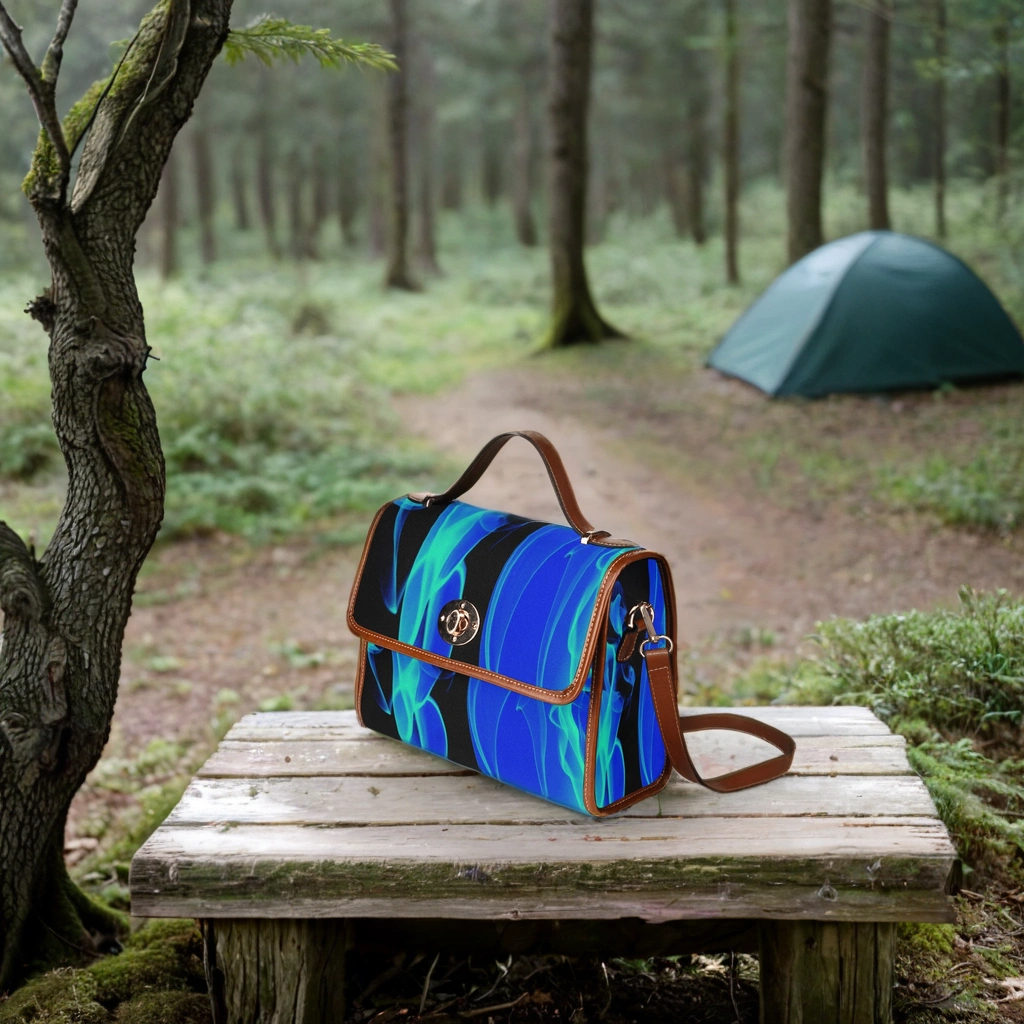 FZ Smoke Handbag - Blue & Black