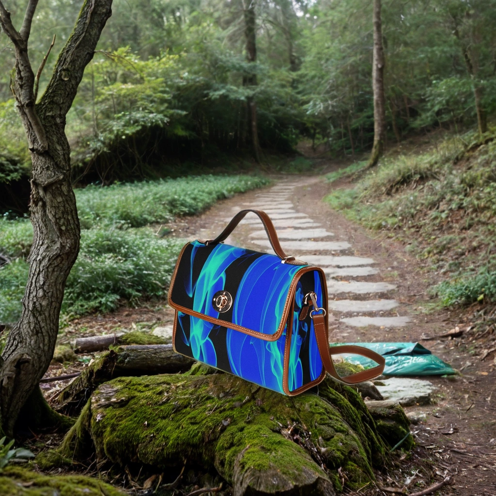FZ Smoke Handbag - Blue & Black