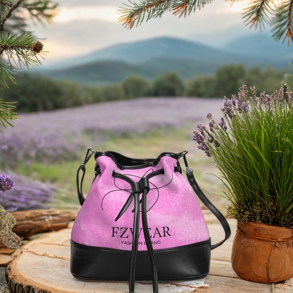 FZ Sleek Mini Drawstring Bucket Bag