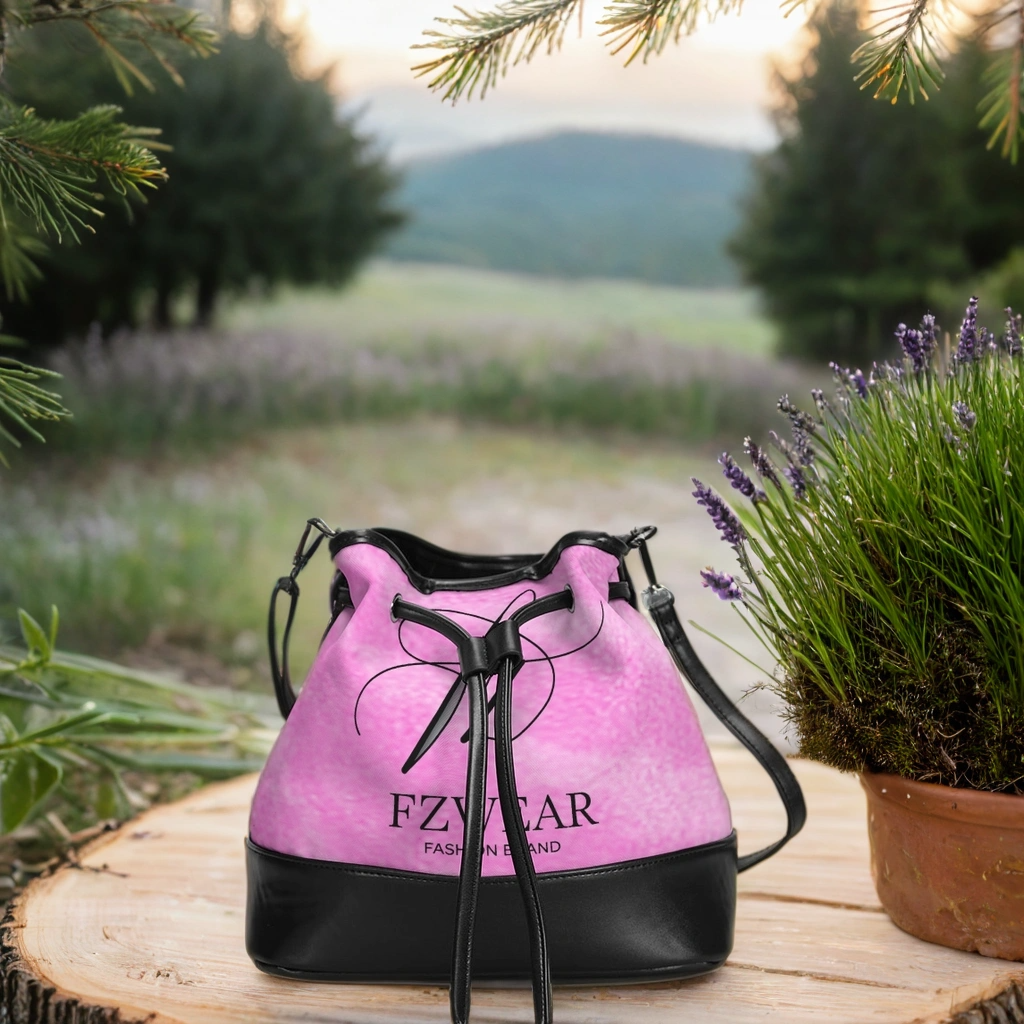 FZ Sleek Mini Drawstring Bucket Bag