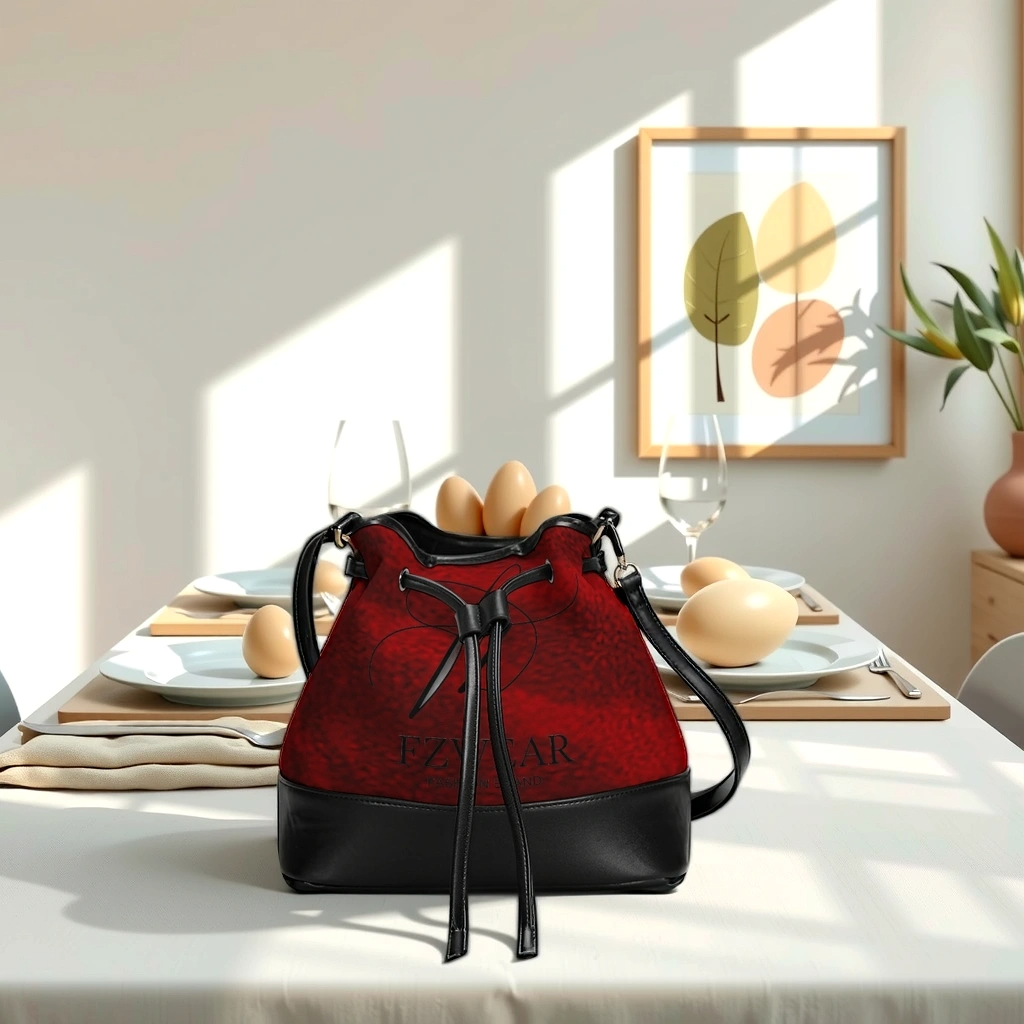 FZ Sleek Mini Drawstring Bucket Bag