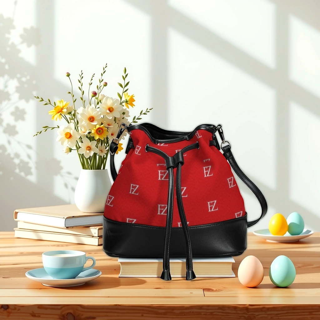 FZ Sleek Mini Drawstring Bucket Bag