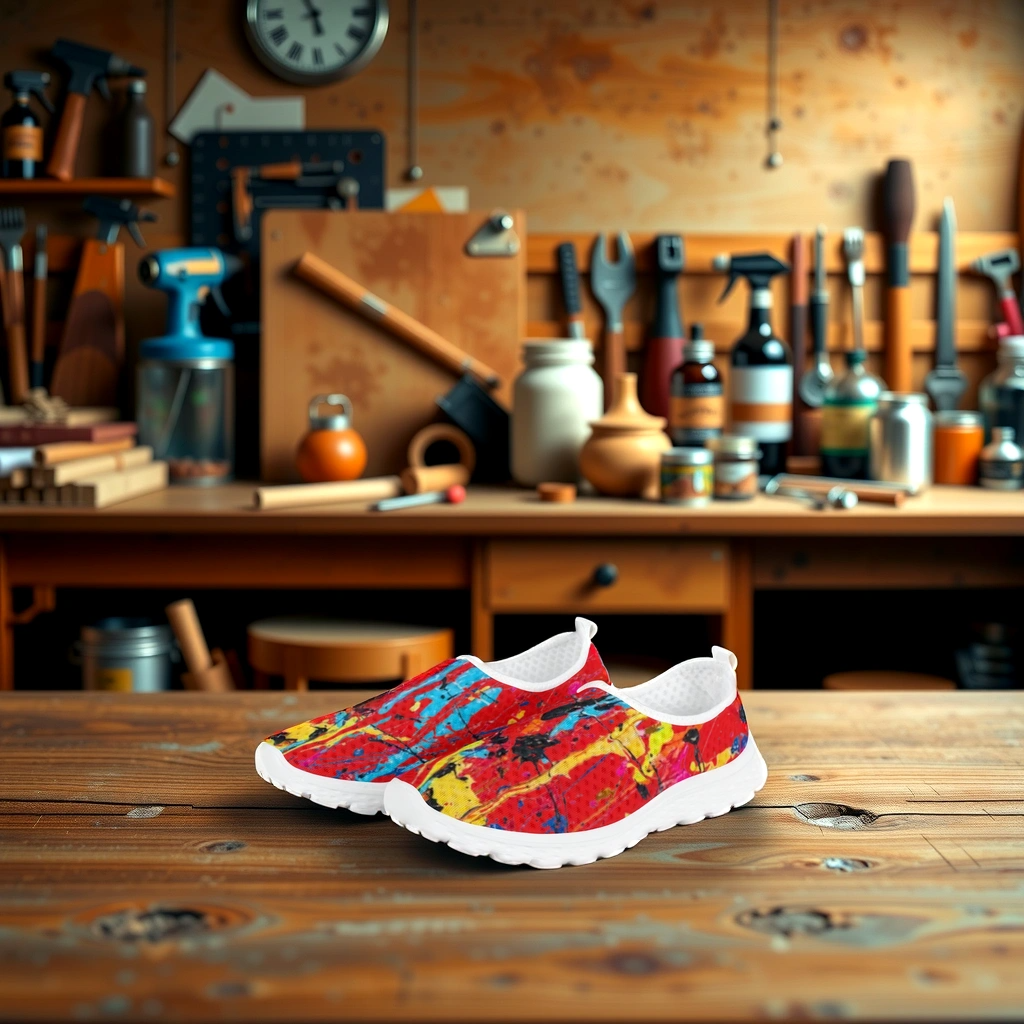 FZ. Women's Slip-On Mesh Sneakers Shoes