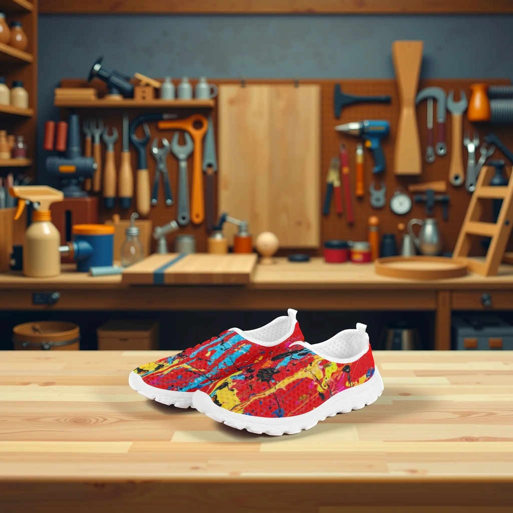 FZ. Women's Slip-On Mesh Sneakers Shoes