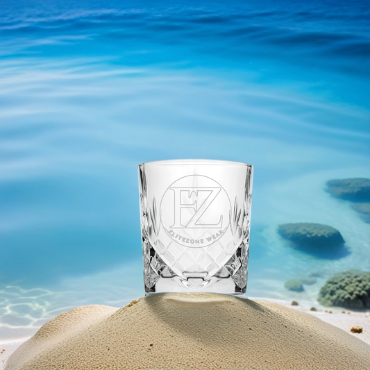 FZ Etched Crystal Whisky Glass