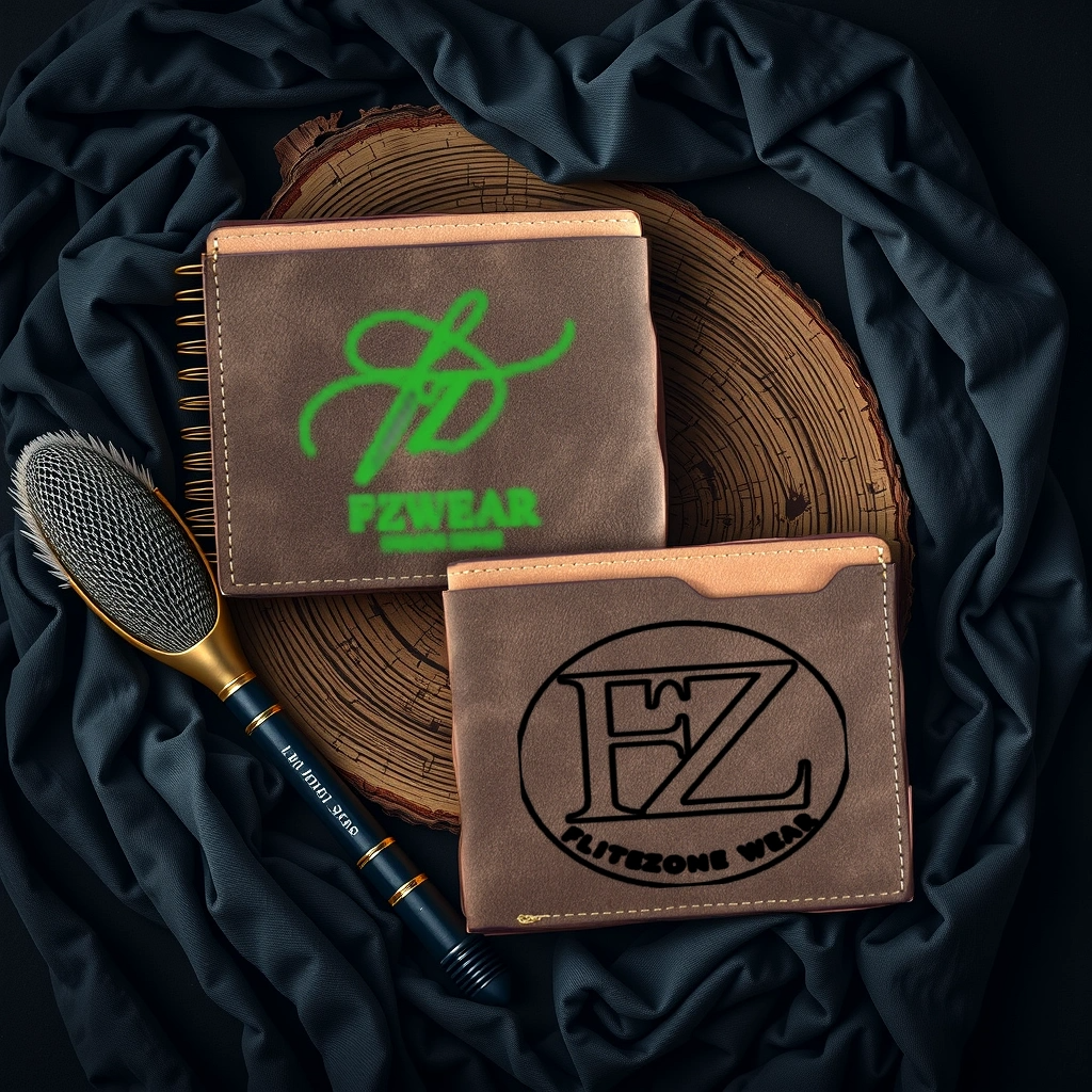 FZ Custom Engraved No Zipper Wallet