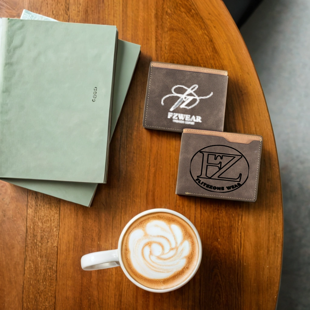 FZ Custom Engraved No Zipper Wallet