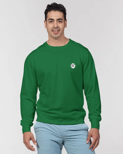 NATURE ZONE Men's Classic French Terry Crewneck Pullover Kin Custom