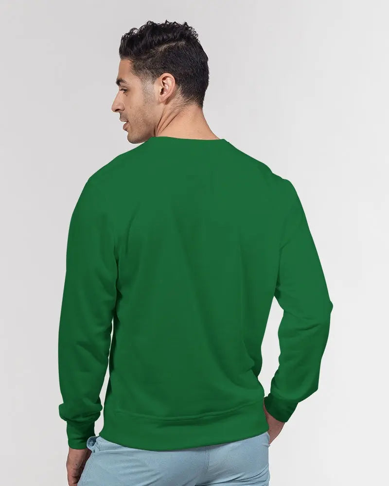 NATURE ZONE Men's Classic French Terry Crewneck Pullover Kin Custom