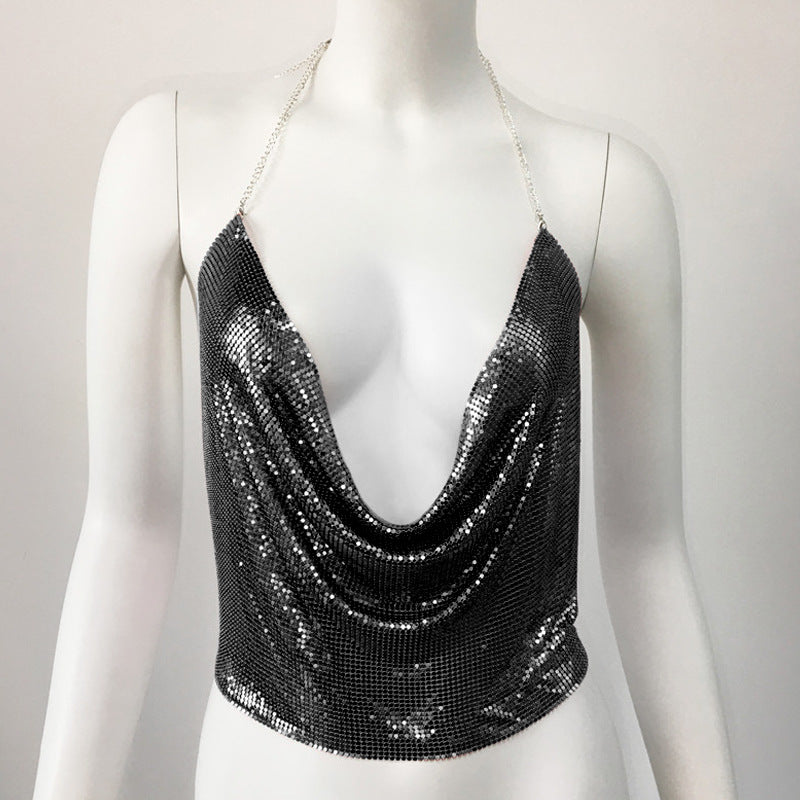 FZ Women's Metal Sequin Top - FZwear