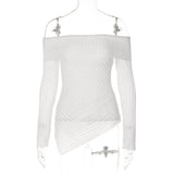 FZ Women's Strapless Sexy See through Shirt Top - FZwear