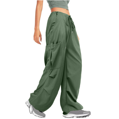 FZ Women's Drawstring Casual Loose Sports Pants - FZwear