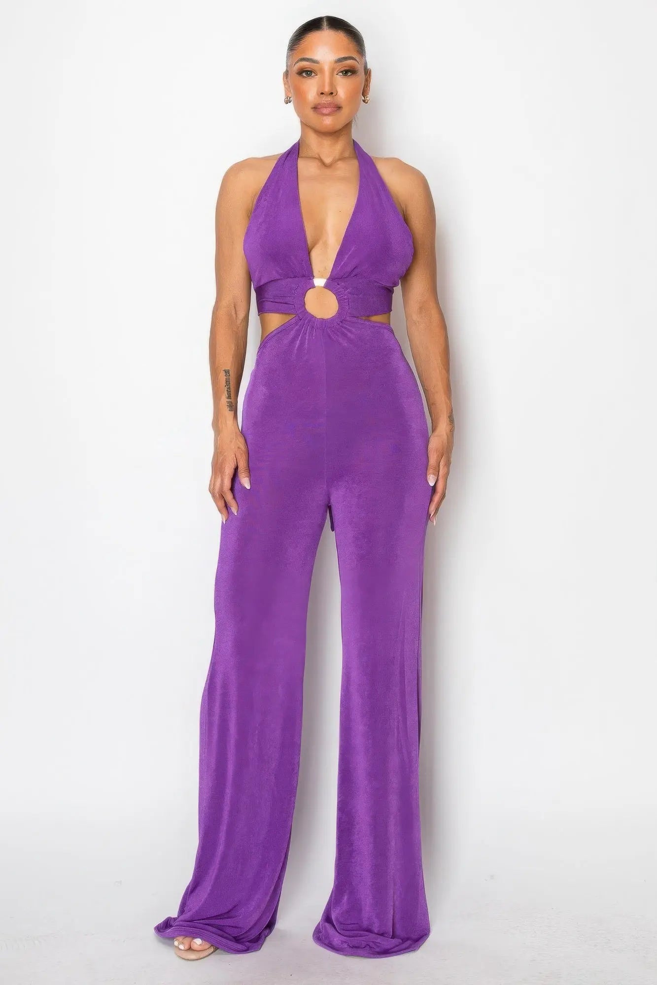 Olid Slinky Wide Legs Jumpsuit CCWHOLESALECLOTHING