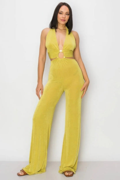 Olid Slinky Wide Legs Jumpsuit CCWHOLESALECLOTHING