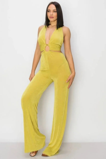 Olid Slinky Wide Legs Jumpsuit CCWHOLESALECLOTHING