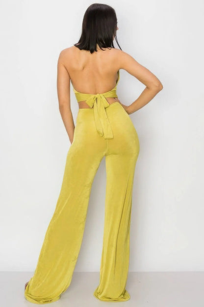 Olid Slinky Wide Legs Jumpsuit CCWHOLESALECLOTHING