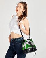 PLAID FLITE TOO Mini Drawstring Bucket Bag FZwear