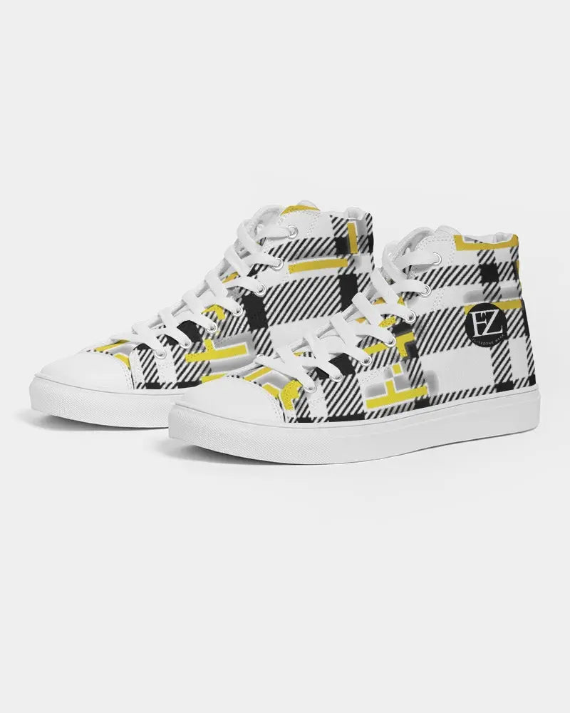 PLAID FLITE Women's Hightop Canvas Shoe Kin Custom