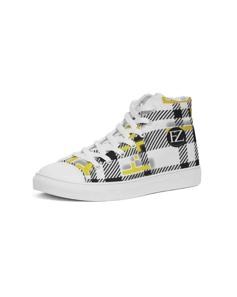 PLAID FLITE Women's Hightop Canvas Shoe Kin Custom